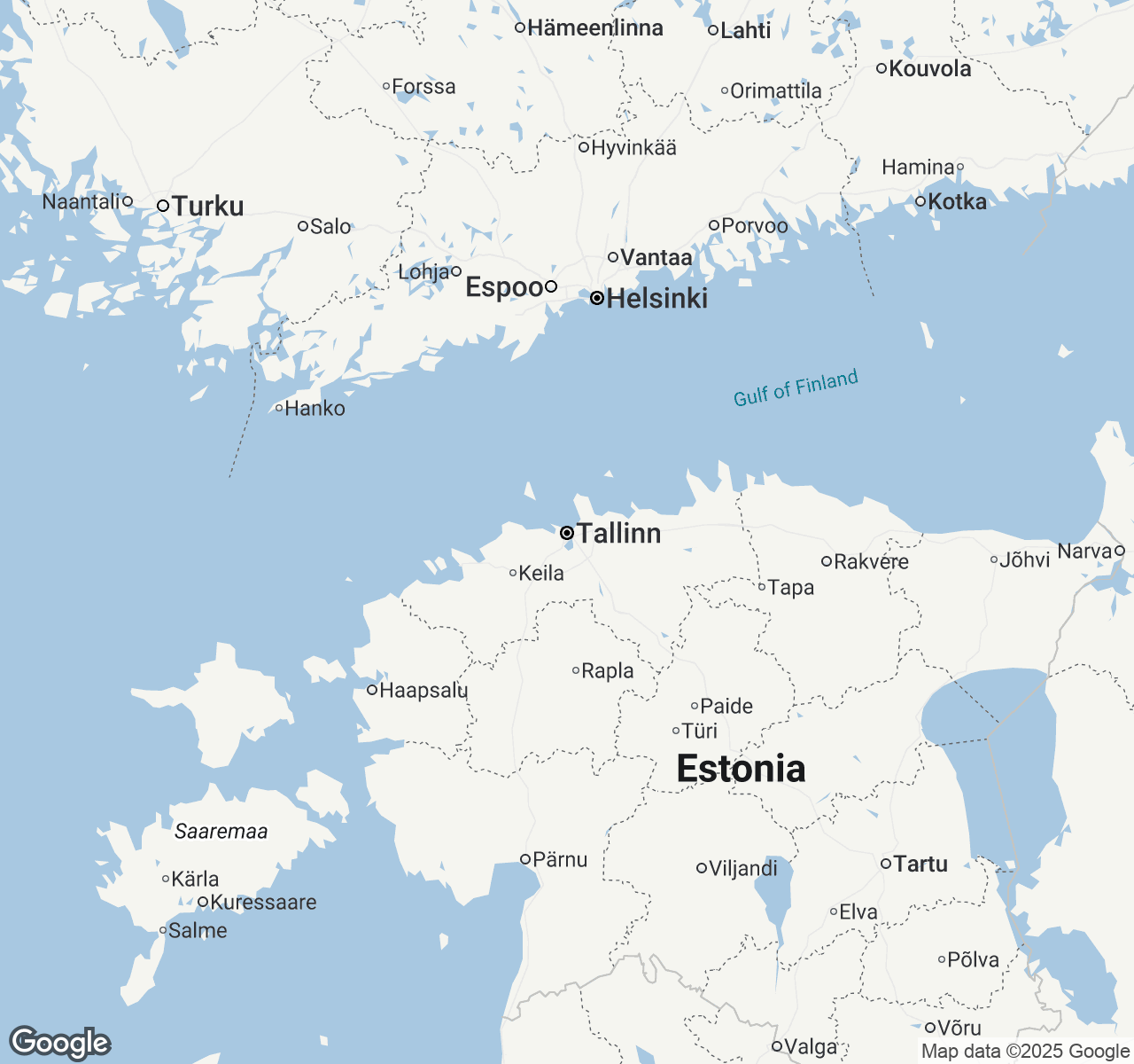 Map of Tallinn